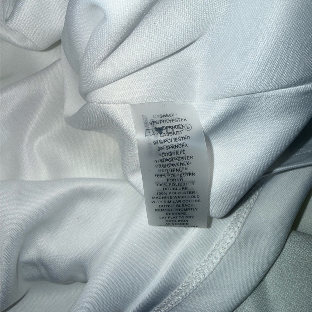 Vince Camuto Ivory Halter Bow Midi Dress - Picture 8 of 9